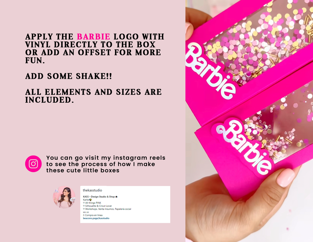 Barbie Box Template♥
