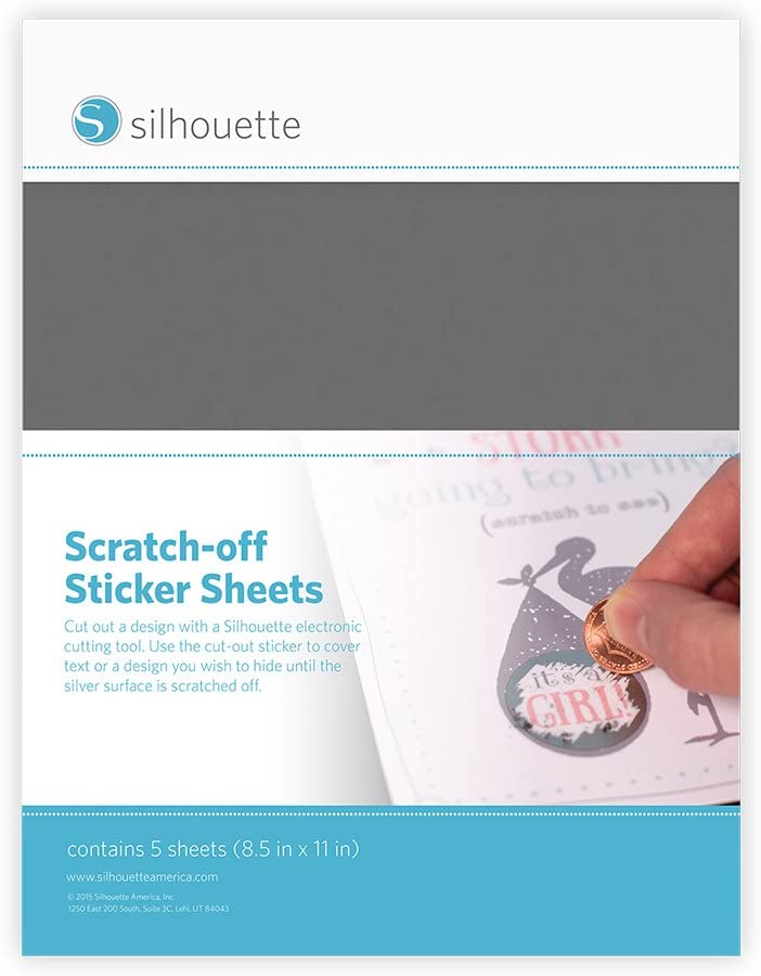 Scratch-Off  Silver Sticker